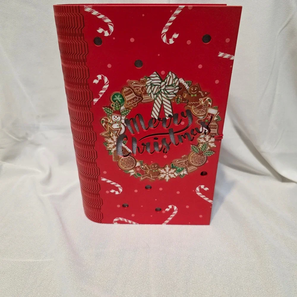 Battery Operated Lighted Hollowed Out‎ Christmas Book